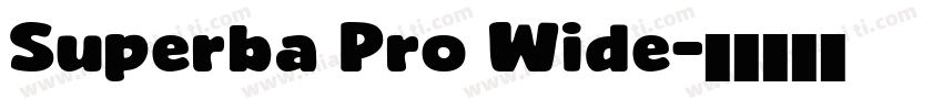 Superba Pro Wide字体转换